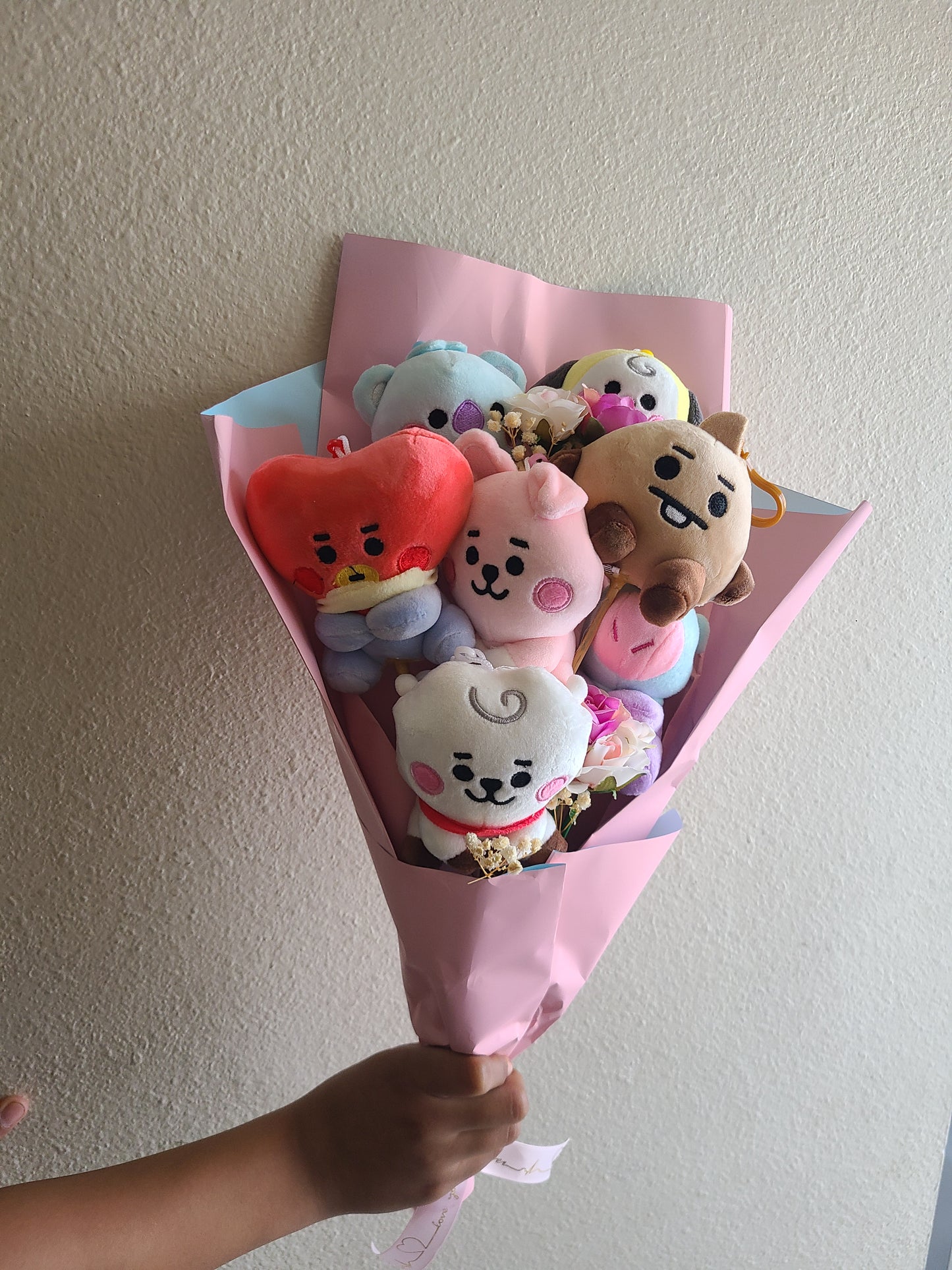 BTS BT21 Bangtan Boys KPop Plushie Bouquet