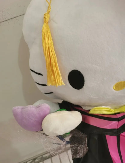 Hello Kitty Graduation Cap and Gown 13"