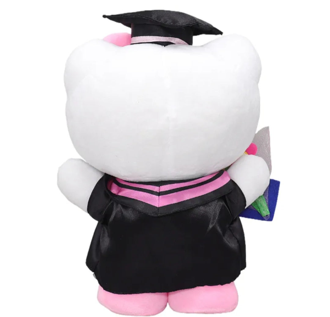 Hello Kitty Graduation Cap and Gown 13"