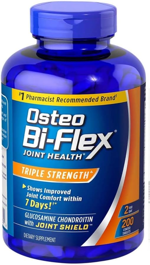 Osteo Bi Flex Triple Strength with Glucosmine, 200 Count, 3 Months Supply