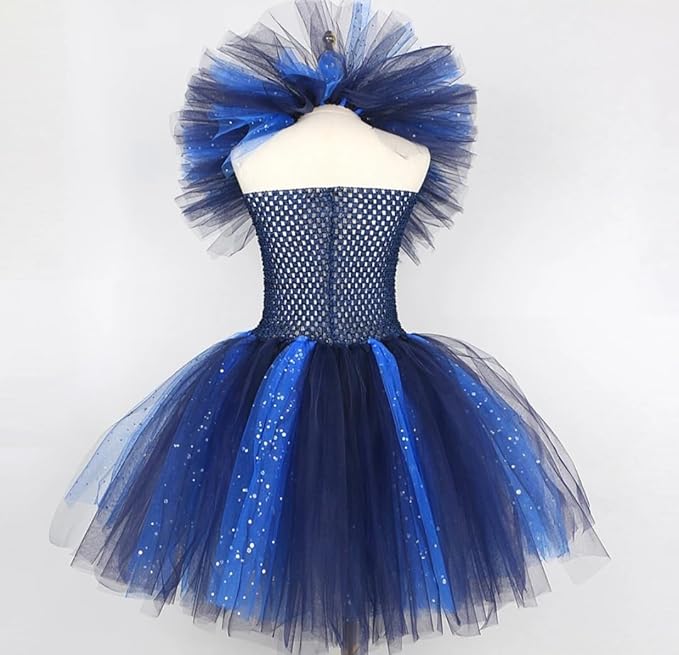 Descendants Mal Tutu Dress Sparkling Costume Halloween Dress Up Handmade