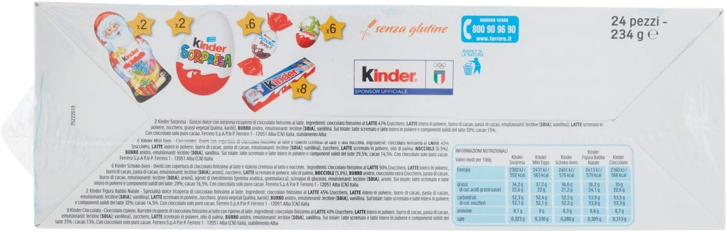Ferrero Kinder Mix Advent Calendar 3D House - 234g