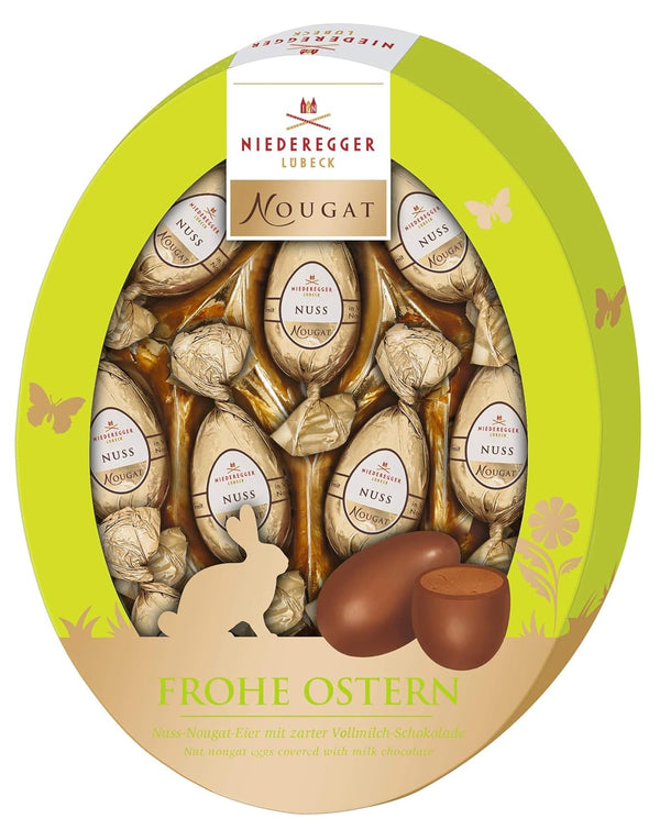Niederegger Chocolate Nougat Eggs - Oval Shaped Gift Pkg - 150 g/5.3 oz