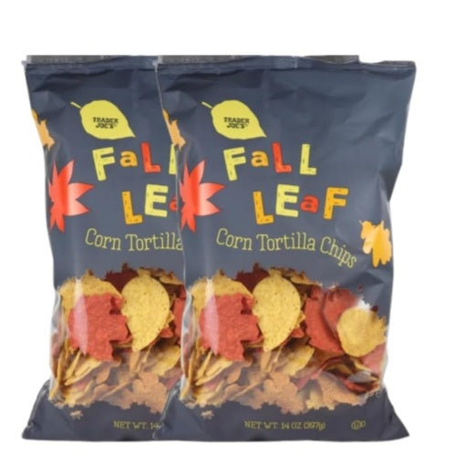 Trader Joe's Fall Leaf Corn Tortilla Chips