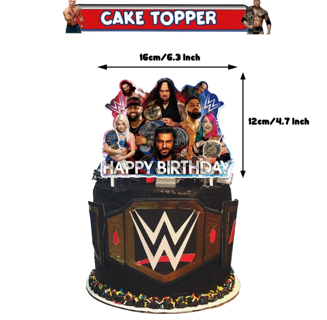 WWE Wrestling Birthday Cake