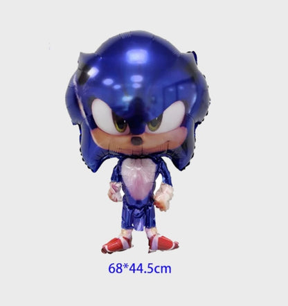 Sonic the Hedgehog 2 Party Decoration Balloons Banner Backdrop Cake Topper....