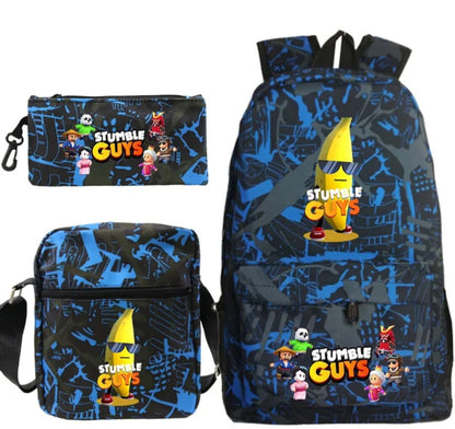 Stumble Guys School Bag 2023 Trendy Backpacks Student Bag Kawaii Light Simple Backpack Cute Multifunction Ripstop School Bag