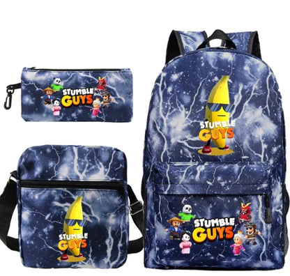 Stumble Guys School Bag 2023 Trendy Backpacks Student Bag Kawaii Light Simple Backpack Cute Multifunction Ripstop School Bag