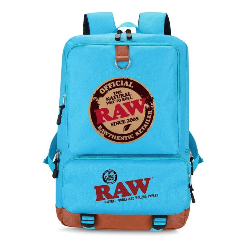 Waterproof Cookie Backwoods RAW Laptop Travel Business School Oxford Backpack Shoulder Book Bag