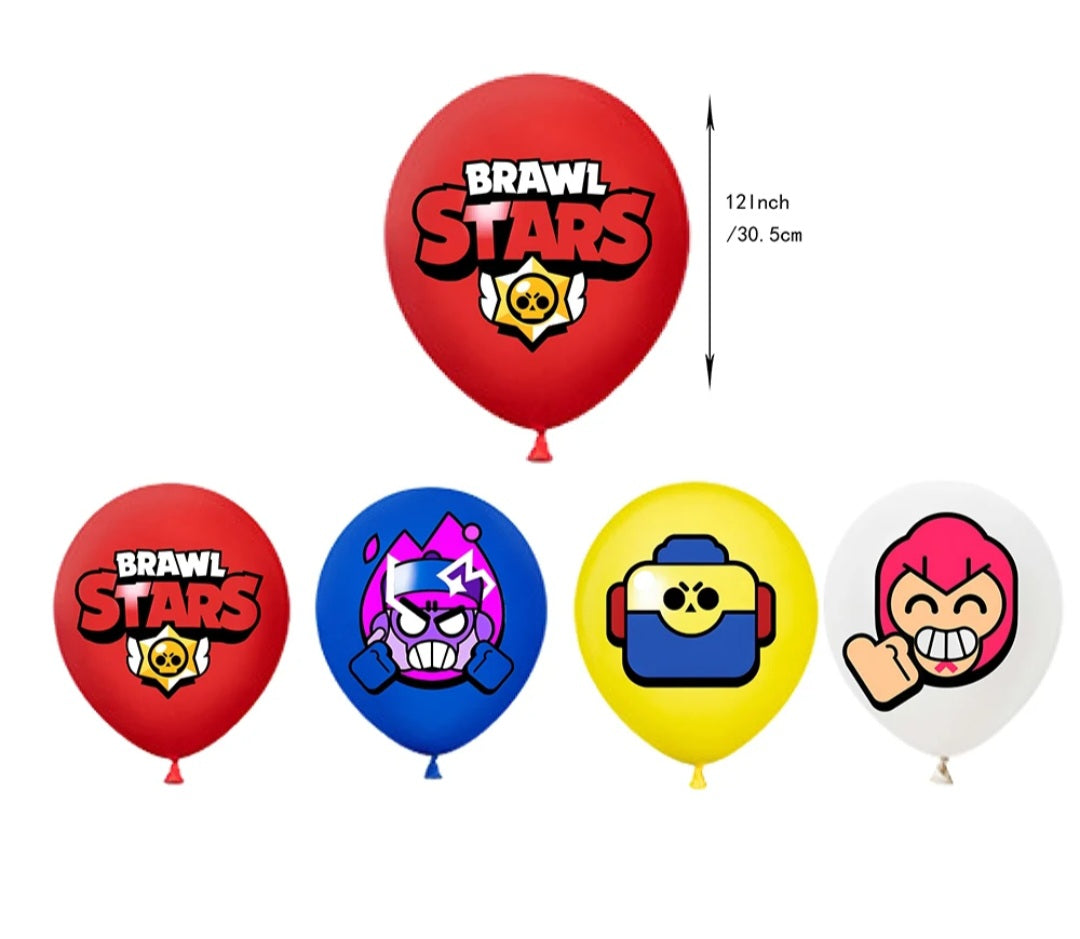 Brawl stars party supply banner backdrop