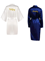 The Hubby and Wifey Honeymoon Robe , Wedding Gift set - Queen of the Castle Emporium