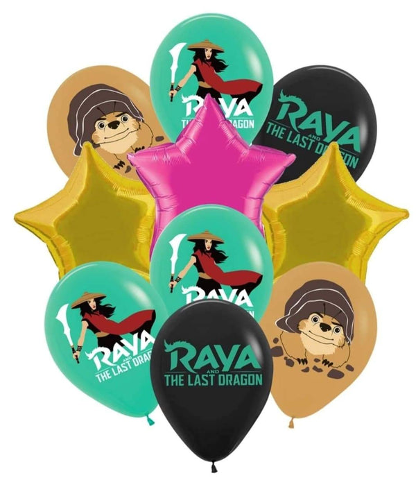 Raya and the last dragon Party Balloons - Queen of the Castle Emporium