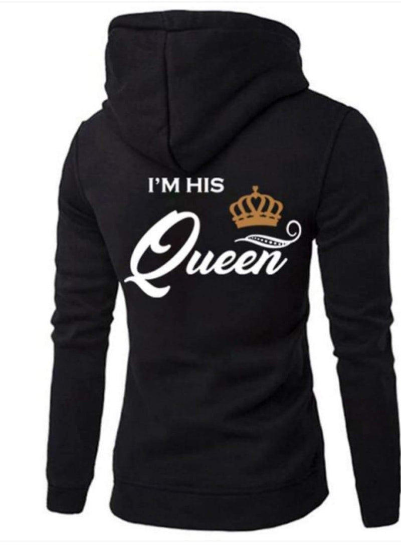 I'm Her King and  I'm His Queen Hoodie Sweater Couple Outfit - Queen of the Castle Emporium