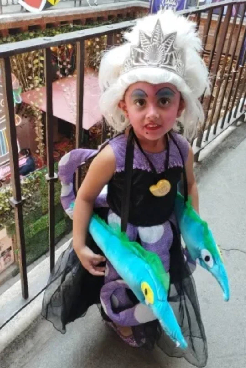Ursula Sea Witch Halloween Costume, Villain Party costume Ursula sea witch from the little mermaid style tutu dress