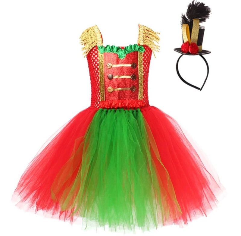 Kids Girls Tulle Tutu Dress Birthday Princess Dress With Headband  Outfits Christmas Dresses Gymnastic Figure Skating Dancewear