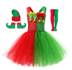 Kids Girls Tulle Tutu Dress Birthday Princess Dress With Headband  Outfits Christmas Dresses Gymnastic Figure Skating Dancewear