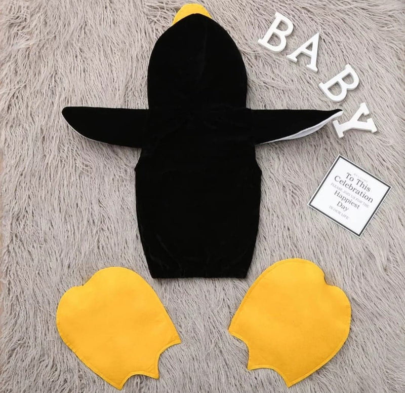 Penguin Baby Kids Costume Christmas Halloween  Baby Girls Boys Cosplay Costume Clothes Sets Penguin Shaped Hooded Tops+ Socks