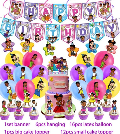 Gracies Corner Birthday Party Decoration Gracies Corner Balloon Banner Cake Topper Party Supplies Baby Shower