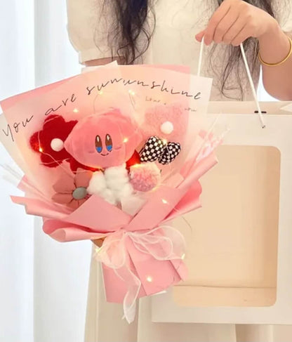 Kawaii Kirby Plushie Bouquet Graduation Valentine's Day Birthday Mother's Day Just Because I love you.