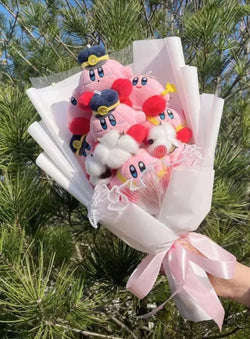 Kawaii Kirby Plushie Bouquet Graduation Valentine's Day Birthday Mother's Day Just Because I love you.