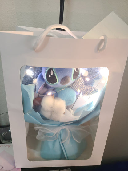 Kawaii Stitch Plushie Bouquet Graduation Valentine's Day Birthday Mother's Day Just Because I love you.