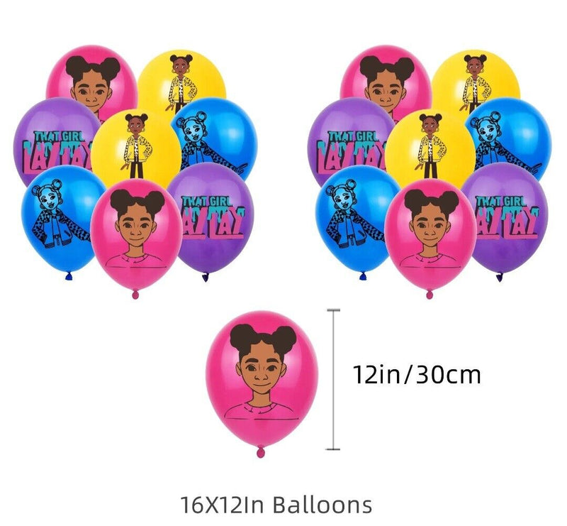That Girl Lay Lay Party Supply Balloons Backdrop