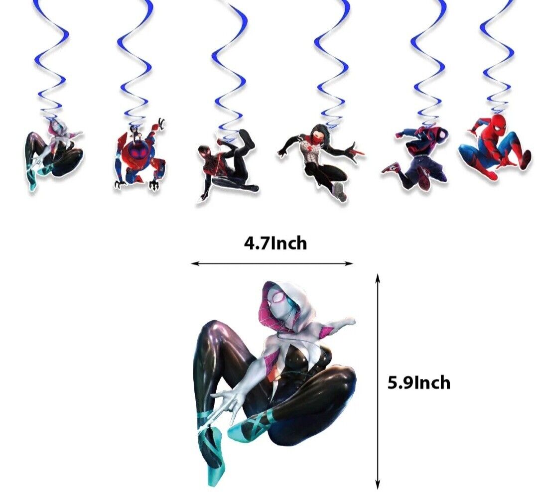 Spiderman Across The Spider Verse Party Decoration