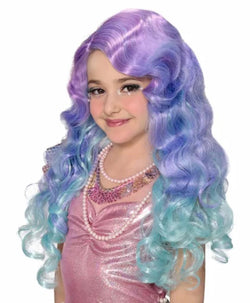 Little Mermaid 2023 Wig for Kids Girl Halloween Cosplay Birthday Party  new Design