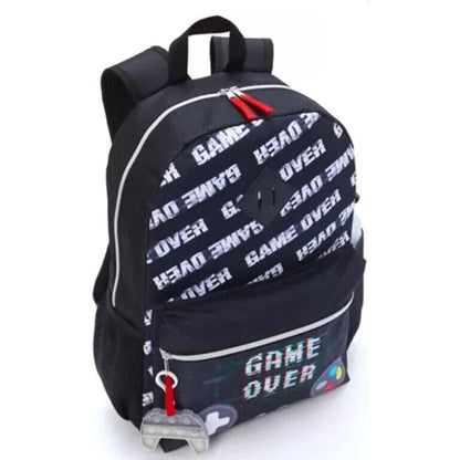 Gaming/Gamer Backpack with Lunch Box, Pencil Case, Notebook, Water Bottle, Erase