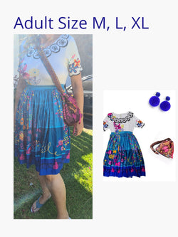 Encanto  mirabel dress, bag and earrings