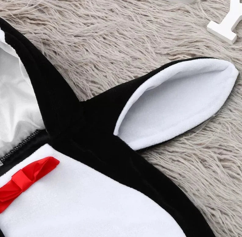 Penguin Baby Kids Costume Christmas Halloween Baby Girls Boys Cosplay Costume Clothes Sets Penguin Shaped Hooded Tops+ Socks