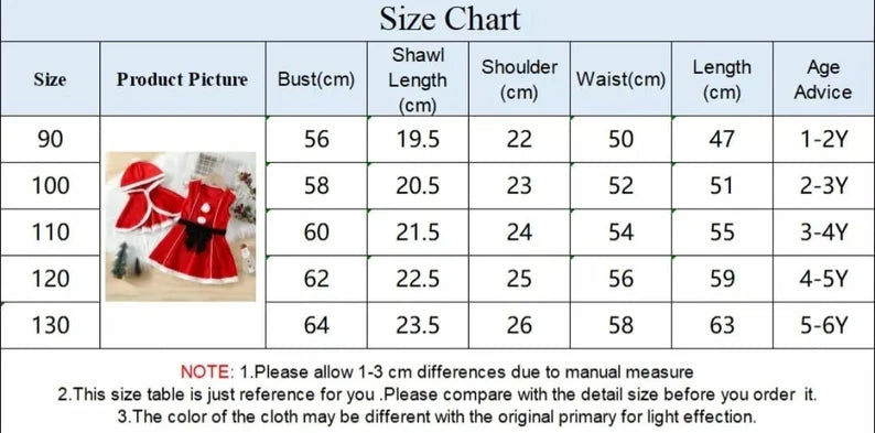 Children Dress Girls Winter Red Dress with Hoodie Cape Elegant Adorable Girls Christmas Outfit