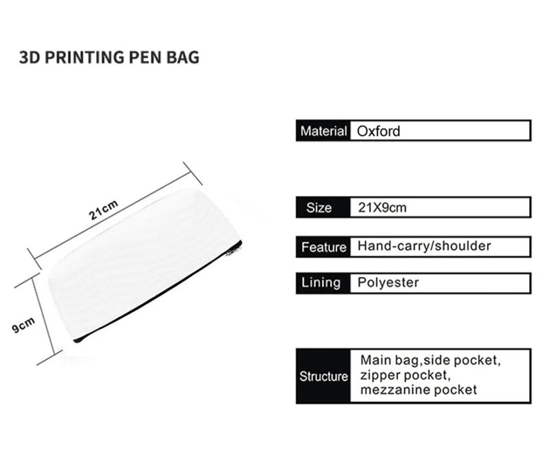 Manana Sera BonitoI 3pcs/Set Backpack 3D Print Oxford Waterproof Notebook multifunction Backpacks Chest Bags Pencil Case