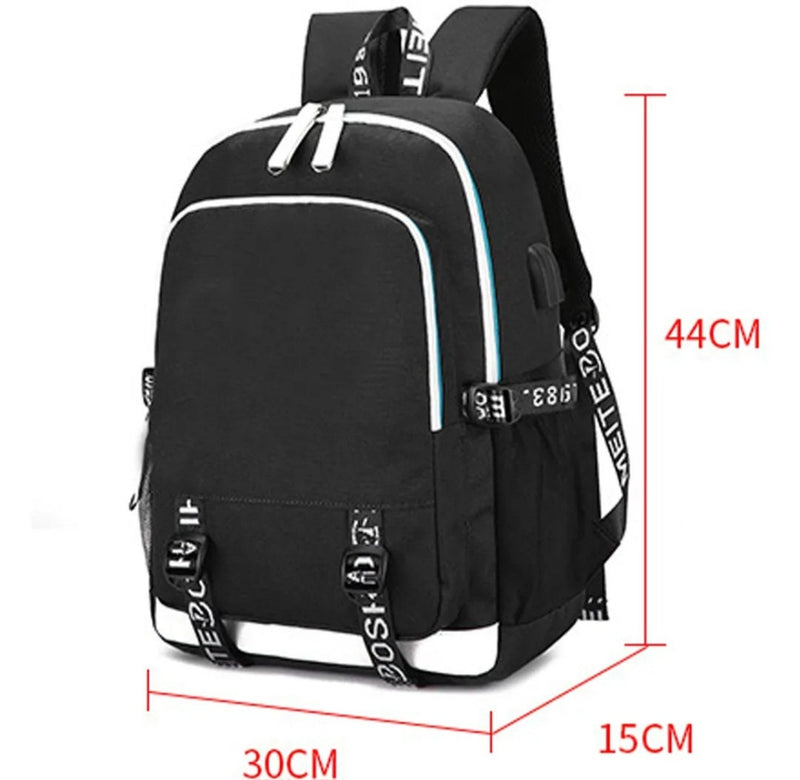 Heartstopper Charlie Nick Hi Capacity Backpack Back to School School Bag Teenage Travel Rucksack Mochilas Escolares