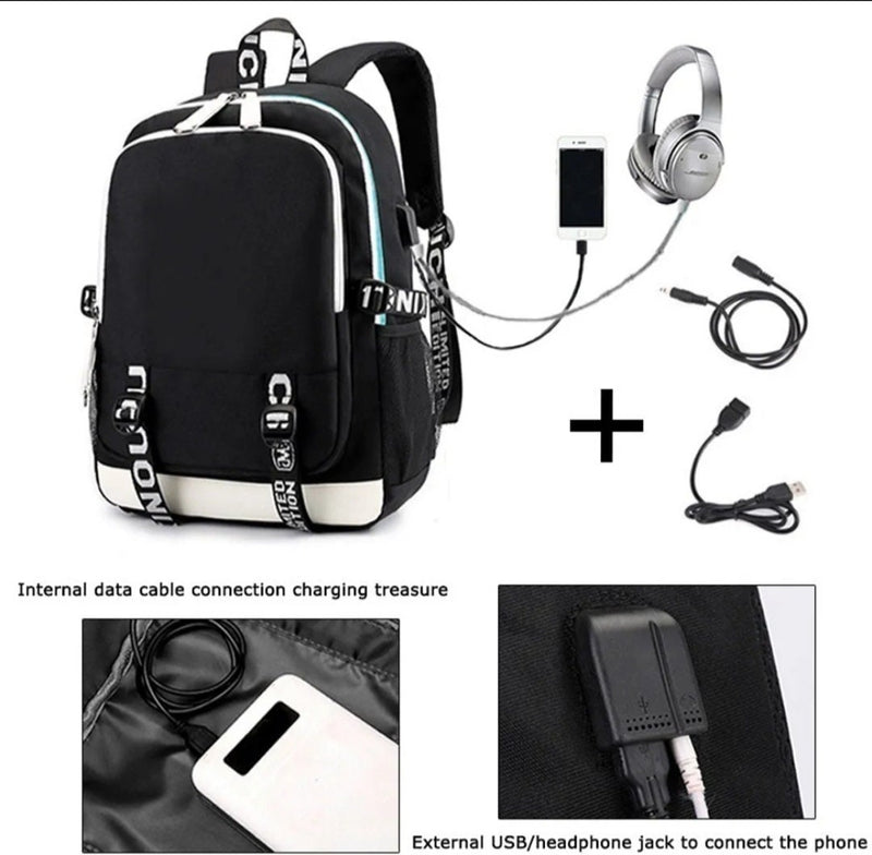 Heartstopper Charlie Nick Hi Capacity Backpack Back to School School Bag Teenage Travel Rucksack Mochilas Escolares