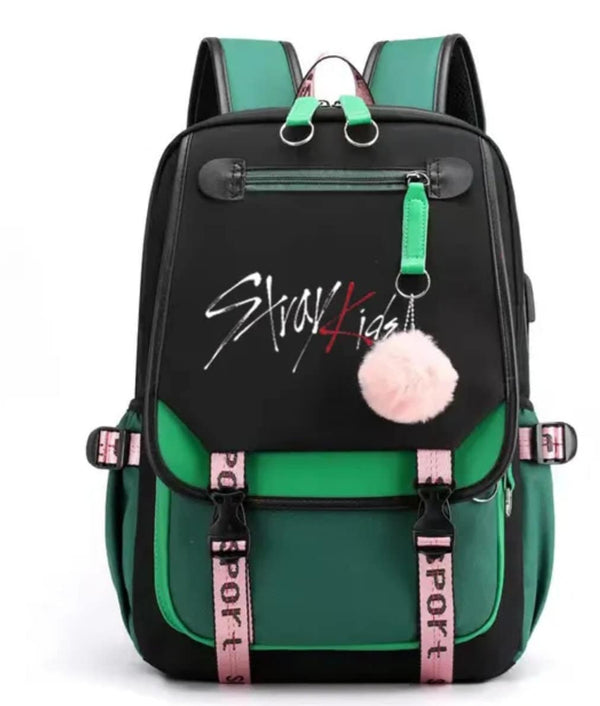 Maxident Stray Kids Backpack for Teenager Boy Girl Kpop Maniac Children School Bags Changbin Hyunjin Han Felix Seungmin Book Bag